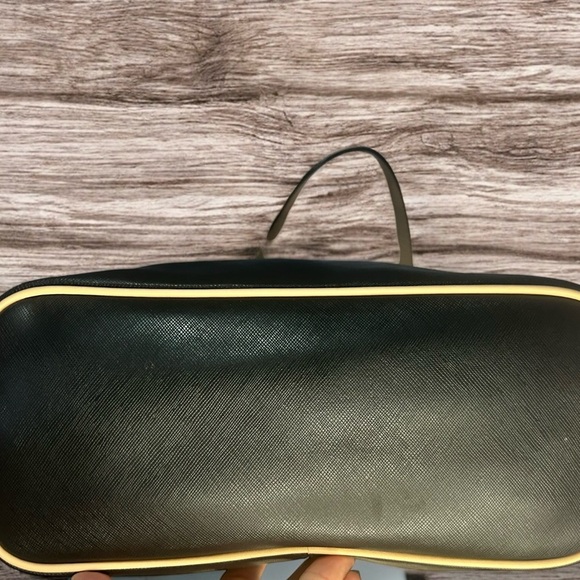 Coach Park metro tote black and tan saffiano leather! - Picture 9 of 10